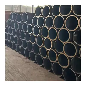Pipe For Construction Custom Size Welded Steel 10# 1020 1045 Carbon Steel Hot Rolled Black Round Erw Pipe 20 Inch 100 - 750 Mm