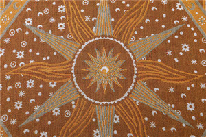 Tappeti di alta qualità le <span class=keywords><strong>stelle</strong></span> del sole e della luna lanciano una coperta tessuta personalizzata - Product Image 6