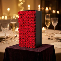 AM-PFC02 Ammy Ge conserveerde Bloem 98 Rozen Rechthoekige Cadeaubox Langdurige Eeuwige Roos Grote Cadeaubox Kerst Huisdecoratie