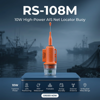 RS-108M Bouée AIS récente du Fujian, étanche, transmission de données de localisation GPS en temps réel, affichage de cartes marines, prévention des collisions