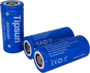 แบตเตอรี่แบบชาร์จได้ Tipsun 32700 3.2V 6000mAh 3C - Product Image 6