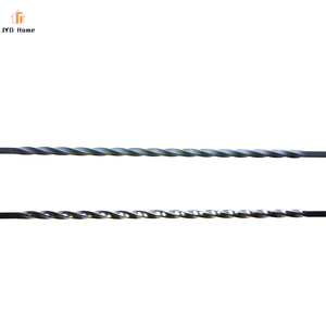 JYD Home Großhandel Twist Serie 1/2 "Quadrat X 44" H Lang Single Twist Hohl Schmiedeeisen Treppen Baluster(Q-113) -Fabrik Direkt - Product Image 3