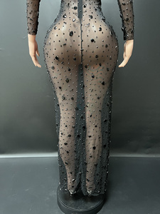 NOVANCE Y2479 Produtos Mais Vendidos 2022 Vestidos de Noiva Vermelhos Sexy com Fenda Alta e Brilho de Diamante para Festas - Product Image 6