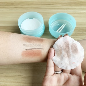 Lingettes démaquillantes personnalisées, marque privée, coton, microfibres, lingettes démaquillantes pour le visage avec logo personnalisé - Product Image 1