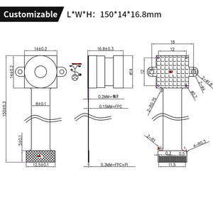 Módulo de Cámara Mipi con Sensor OV4689 de Alta Velocidad de 4MP 2K 1080P 120fps 720P 180fps VGA 330fps para Simulador de Golf y Swing de Golf - Product Image 4