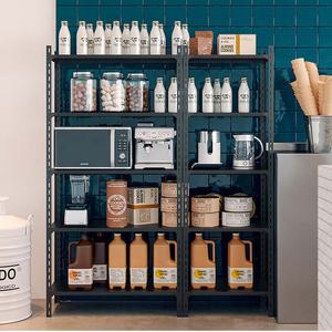 Màu Đen Ánh Sáng Nhiệm Vụ Lưu Trữ Rãnh Thép Góc Kệ Cho Nhỏ Thùng Carton - Product Image 4