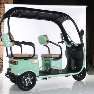 New Design China <b>Cheap</b> Adult Electric Tricycle 3 Wheeler Closed Body 600W 48V Electric Vehicle for 3 People - Product Image 5