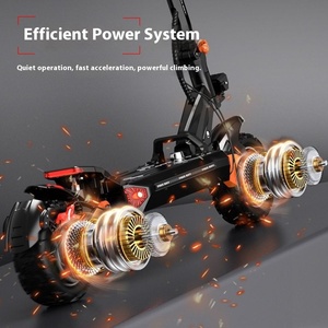 Vente en gros transfrontalière Scooter électrique tout-terrain 6000W à double entraînement longue portée Batterie au lithium pour adultes 80 km/h Vitesse maximale 120kg <span class=keywords><strong>Max</strong></span> - Product Image 1