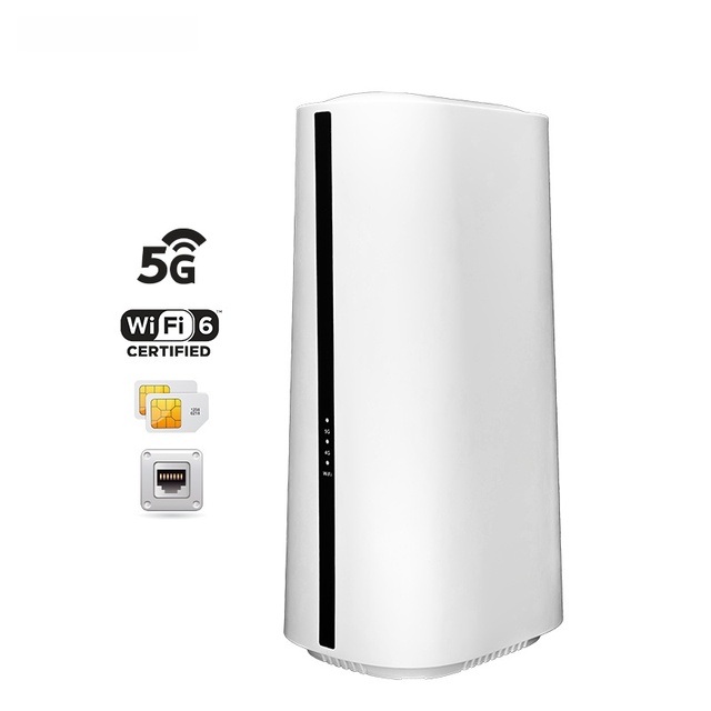Smart Chip High-speed 5G Cpe Router Multi-band Sim Card Slot Wide Range 5G Wi-fi for Indoor Outdoor Use Firewall 4G Network High