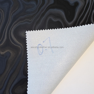 Cepillo de escamas de pescado gato no tejido Rexine sintético PU PVC cuero impreso en relieve para muebles sofá tapicero silla - Product Image 4