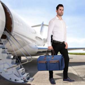 Free Sample Convertible Travel Garment <b>Bag</b>,<b>Carry</b> <b>on</b> Garment Duffel <b>Bag</b> for Men Women Hanging Suitcase Suit Business Travel <b>Bag</b> - Product Image 6