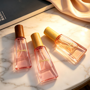 Nouvelle bouteille <span class=keywords><strong>de</strong></span> <span class=keywords><strong>parfum</strong></span> portable fantaisie mini 10 ml en verre en forme <span class=keywords><strong>de</strong></span> tube rose unique avec bouchon - Product Image 2