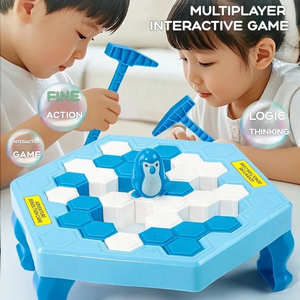 ของเล่นเพนกวินทุบแผ่นน้ำแข็ง <span class=keywords><strong>เกม</strong></span>ทุบและถอดประกอบแผ่นน้ำแข็ง <span class=keywords><strong>เกม</strong></span>กระดานแบบใหม่ ของเล่นแบบอินเทอร์แอคทีฟ - Product Image 1