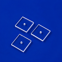 Plaques fines en quartz électro-fusionné transparentes de haute qualité sur mesure pour applications de découpe, de soudage, optiques et semi-conductrices 0,2-100 mm