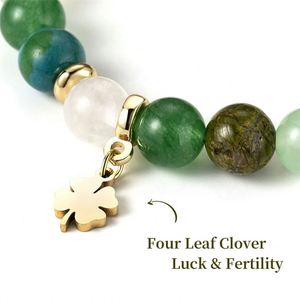 Natural Stone <b>Bracelet</b> Colorful Glass Beaded Crown <b>Chakra</b> Spiritual Priority Shipping Option Anti-tarnish Packaging - Product Image 4