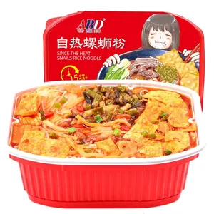 wholesale 208g Abd Original Snail Rice Noodles Convenient Self Heating Food Luosifen instant foods