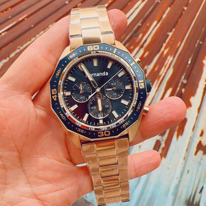Reloj de Lujo para Hombre <span class=keywords><strong>LUCIANO</strong></span> de Alta Calidad, con Correa de Cuero, Esfera de Cristal, Movimiento ETA, Resistente al Agua, de Acero Inoxidable y Cuarzo - Product Image 4
