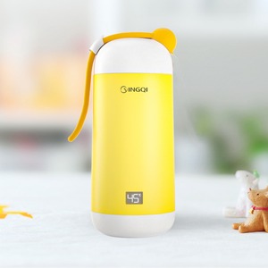 <span class=keywords><strong>Chauffe</strong></span>-lait portable en acier inoxydable pour bébé, recharge USB Type-C, sans fil, contrôle de température constant, préparation du lait - Product Image 4