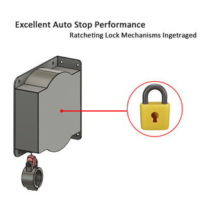 Sistem Manajemen Kabel Pengisi Daya EV Cepat DC Pengunci Otomatis Peredam Pegas Level 3 150KW DCFC 260A Retraktor Kabel Pengisian EV - Product Image 2
