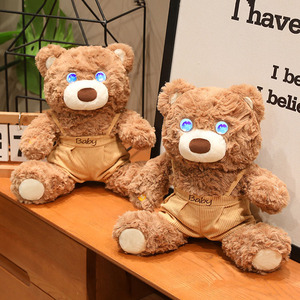 Jouets en peluche AI Bear, application d'apprentissage robotique, personnalisation, connexion sans fil, jouet vocal AI avec 60 langues, poupées compagnes pour enfants - Product Image 2
