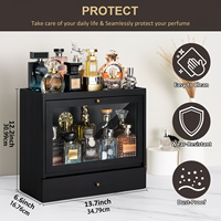 Boîtes cadeaux en bois de haute qualité, anti-poussière, à 3 niveaux, pour parfums, avec tiroir coulissant léger en bois.