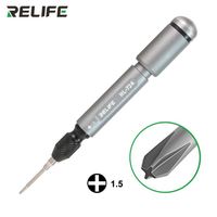 Relife Set Obeng 5 dalam 1 RL-724A, obeng torsi presisi tinggi ujung baja S2 Ekstra keras desain anti-selip sama seperti RL-724