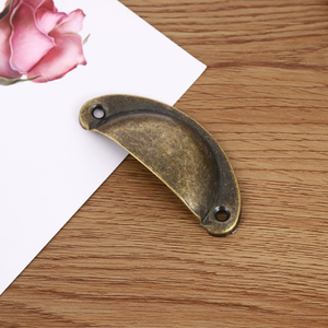 Modern <strong>Style</strong> Retro Iron Half Moon Brass Pulls <strong>Drawer</strong> Cupboard Cabinets Handle <strong>Knobs</strong> - Product Image 6