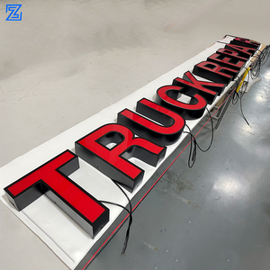 Hot bán 3D kênh chữ sản xuất tùy chỉnh chiếu sáng thư dấu hiệu <span class=keywords><strong>frontlit</strong></span> dấu hiệu công ty lớn cửa hàng dấu hiệu - Product Image 3