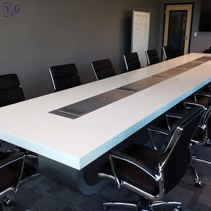 Table de conférence personnalisée de forme sauvage simple, table de conférence pour 16 personnes pour salle de bureau - Product Image 4