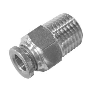 Быстроразъемные фитинги из нержавеющей стали 304 для пневматических шлангов, с наружной резьбой, для станков с ЧПУ, пневматические быстроразъемные соединители - Product Image 2