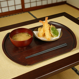 Twin swords, unique bronze-style Japanese <b>tray</b>, dessert plate, <b>tea</b> <b>tray</b>, sushi plate, sukiyaki, Japanese and Korean cuisine. - Product Image 1