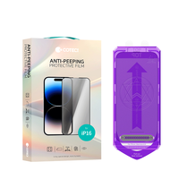Protection d'écran en verre trempé Coteci, anti-rayures, incassable, installation facile, pour iPhone 16 Plus Pro Max