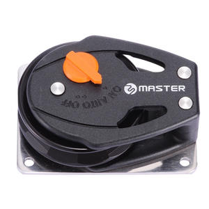 57mm <b>Wheel</b> Diameter 10mm Wire Deck (Right) Yacht/Sailboat Bearing <b>Pulley</b> RA-0509F-R Stainless Steel New Condition - Product Image 2