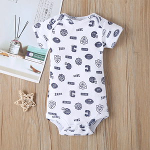 Tuta neonato neonato neonato vestiti bambino 100% cotone Boutique abbigliamento tuta di alta qualità - Product Image 5