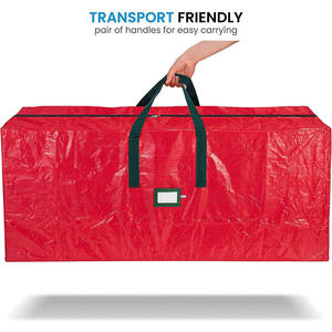 Dayanıklı 600D Oxford büyük noel ağacı saklama çantası ağır noel konteyner seyahat giyim noel ağacı saklama çantası - Product Image 4