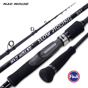 Madmouse Japan Jigging Hengels Fuji Onderdelen Trage Jigging Hengel 6 "3 Jig Gewicht 80-350G Zoutwater Hengels - Product Image 1