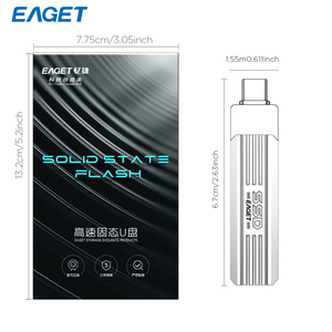 EAGET High Speed Pen Drive Type C 3.1 USB3.0 1 TB Solid State Drive <strong>USB</strong> Flash Drive - Product Image 3
