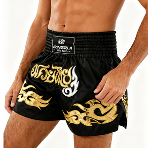 Shorts de combat <span class=keywords><strong>Muay</strong></span> <span class=keywords><strong>Thai</strong></span> MMA pour hommes en gros - Shorts d'entraînement d'arts martiaux et de Taekwondo - Product Image 2