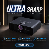 Proyector Hisense 4K DLP de 7500 Lúmenes, Compatible con 3D, Sonido HIFI Estéreo, para Juegos Comerciales, Grandes Espacios, Espectáculos Profesionales, P75