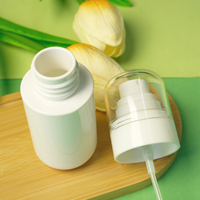 Emballage vide pour toner de soin de la peau, logo personnalisé, flacon vaporisateur fin en PET blanc pour le visage
