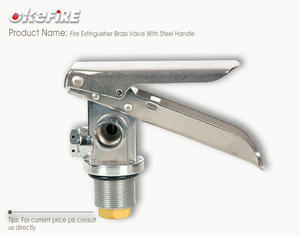 ارتفاع ضغط <span class=keywords><strong>CO2</strong></span> طفاية حريق صمام النحاس مع مقبض الصلب - Product Image 3