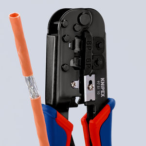 Pince à connecteurs Western KNIPEX 97 51 10 avec poignées multi-composants bruniées 190 mm - Product Image 3
