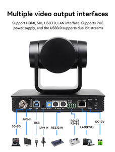 Anywii SDI IP POE HD مي USB كاميرا فيديو للمؤتمرات 4k <span class=keywords><strong>ptzoptics</strong></span> NDI كاميرا متحركة 4k PTZ مؤتمر كاميرا - Product Image 3