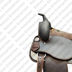 Meilleure vente Qualité supérieure Logo personnalisé Selle de cheval de saut d'obstacles anglaise Dressage de course Tout usage fabriqué à partir de cuir durable - Product Image 4
