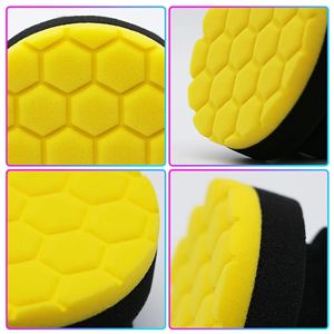 Éponge hexagonale pour le nettoyage des pneus de voiture Amy, 60x105mm, noire - Product Image 2