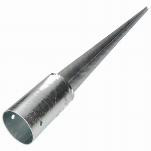 <span class=keywords><strong>Piquet</strong></span> <span class=keywords><strong>d</strong></span>'<span class=keywords><strong>ancrage</strong></span> au sol, ancre de poteau pointue, <span class=keywords><strong>piquet</strong></span> de sol pour poteau rond en bois - Product Image 1