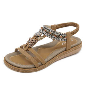Summer Beach-Style American Fashion Multi-Functional Genuine Leather Sandals for Women Comfortable Durable Evergreen Thick Sole - Product Image 6