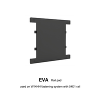 Componente de Amortiguación Aislante para Rieles EVA, para Sistema de Fijación W14HH con Riel 54E1, EN 13481-2