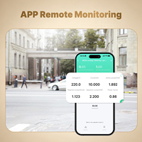Compteur d'énergie intelligent monophasé Tuya Zigbee 100A avec module de surveillance par application bidirectionnel et pince transformatrice de courant