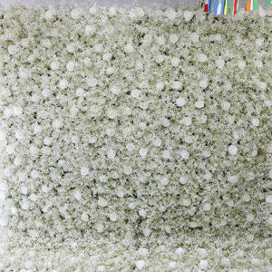 Decoración de Pared de Flores Artificiales de <span class=keywords><strong>Rosas</strong></span> Blancas y Hortensias 3D <span class=keywords><strong>para</strong></span> Eventos, Fiestas, <span class=keywords><strong>Cumpleaños</strong></span> y Bodas - Product Image 2